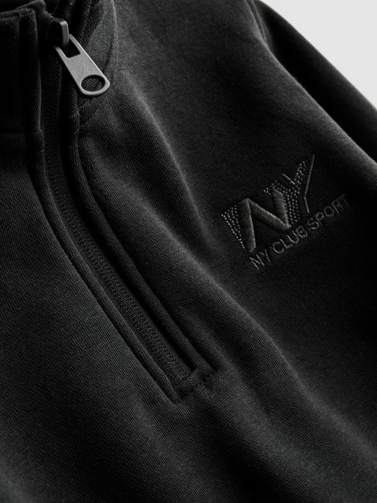 Funnel Neck Sweatshirt and Cuffed Joggers Set