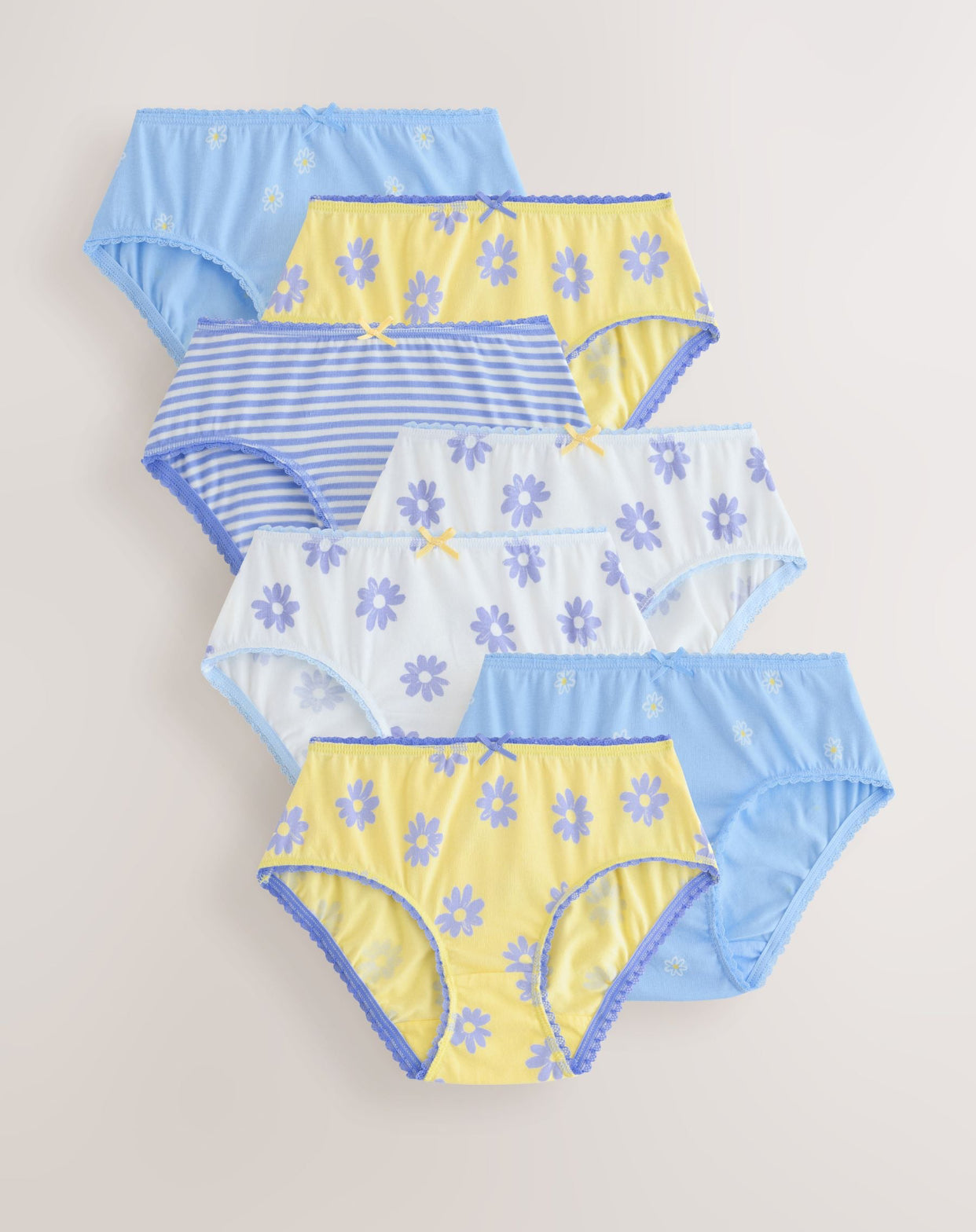 Blue/Yellow Briefs 7 Pack