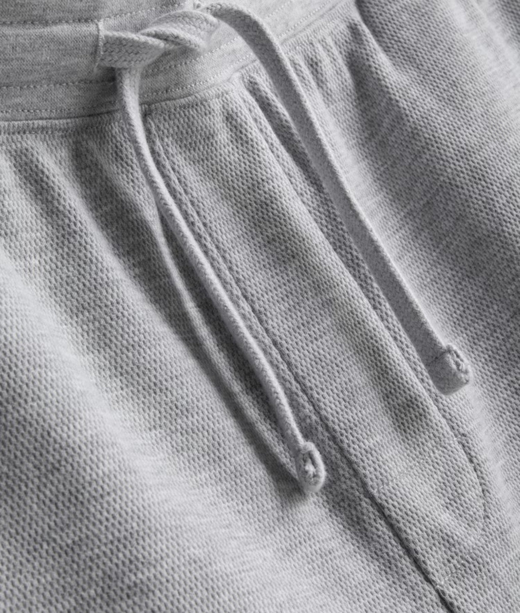 A pack of two textured pyjama shorts with a drawstring waistline