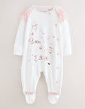 Baker by Ted Baker Born In 2026 Bunny White Sleepsuit