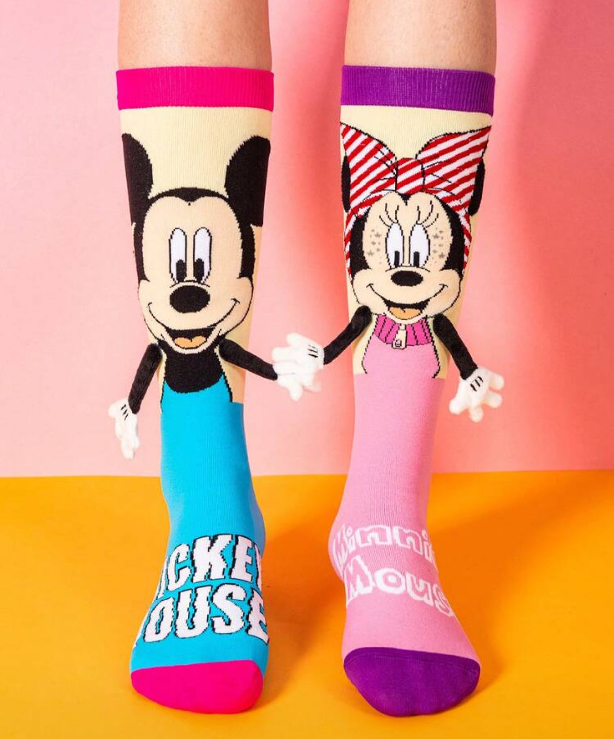 Disney 3D Mickey And Minnie girls Knee-High Stockings (immediate)