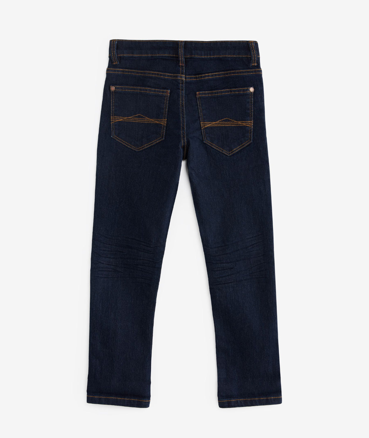 Blue Dark Regular Fit Stretch Jeans
