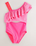 Baker by Ted Baker Pink Frill Swimsuit