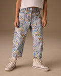 Smiley World Doodle Print Barrel Leg
Jeans
