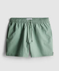 A pair of textured swimming shorts with a drawstring waistline