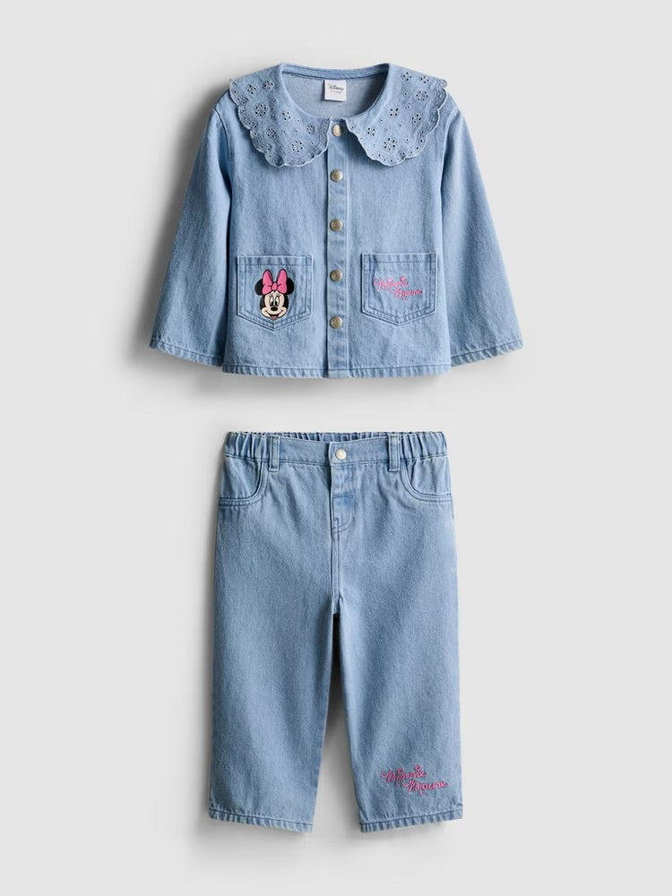 Disney's Minnie Mouse Denim Blouse and Jeans Set (immediate)