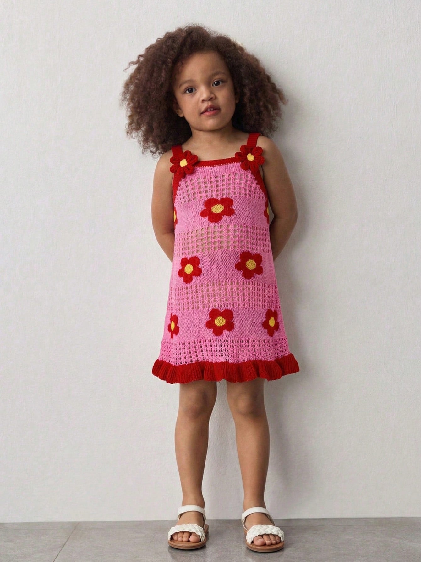 Young Girls Knitted Camisole Dress