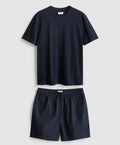 Pyjama set with a T-shirt and matching shorts