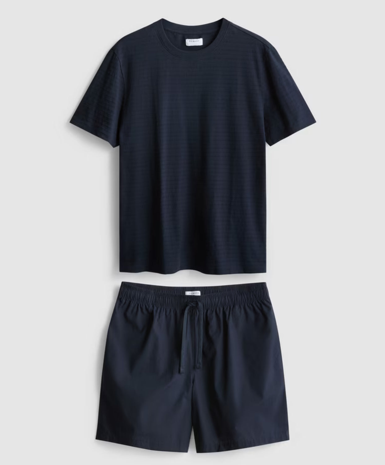 Pyjama set with a T-shirt and matching shorts
