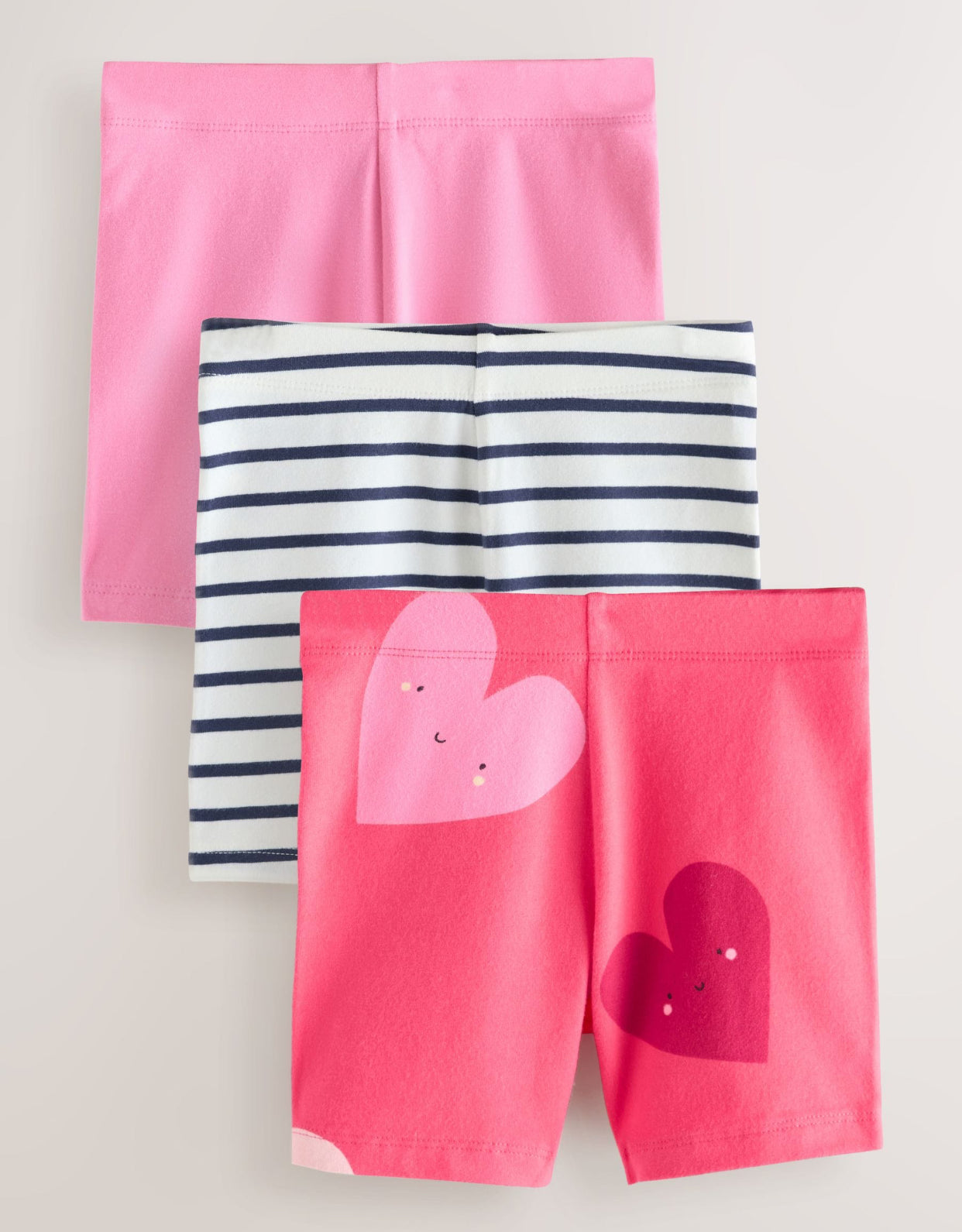 Red Hearts Cycle Shorts 3 Pack