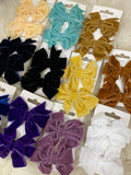 2Pcs Velvet Hair Bows Clips