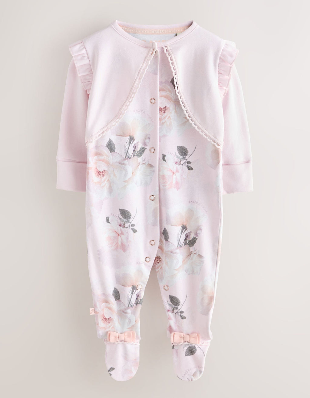 Baker by Ted Baker Pink Overlay
Floral Sleepsuit
