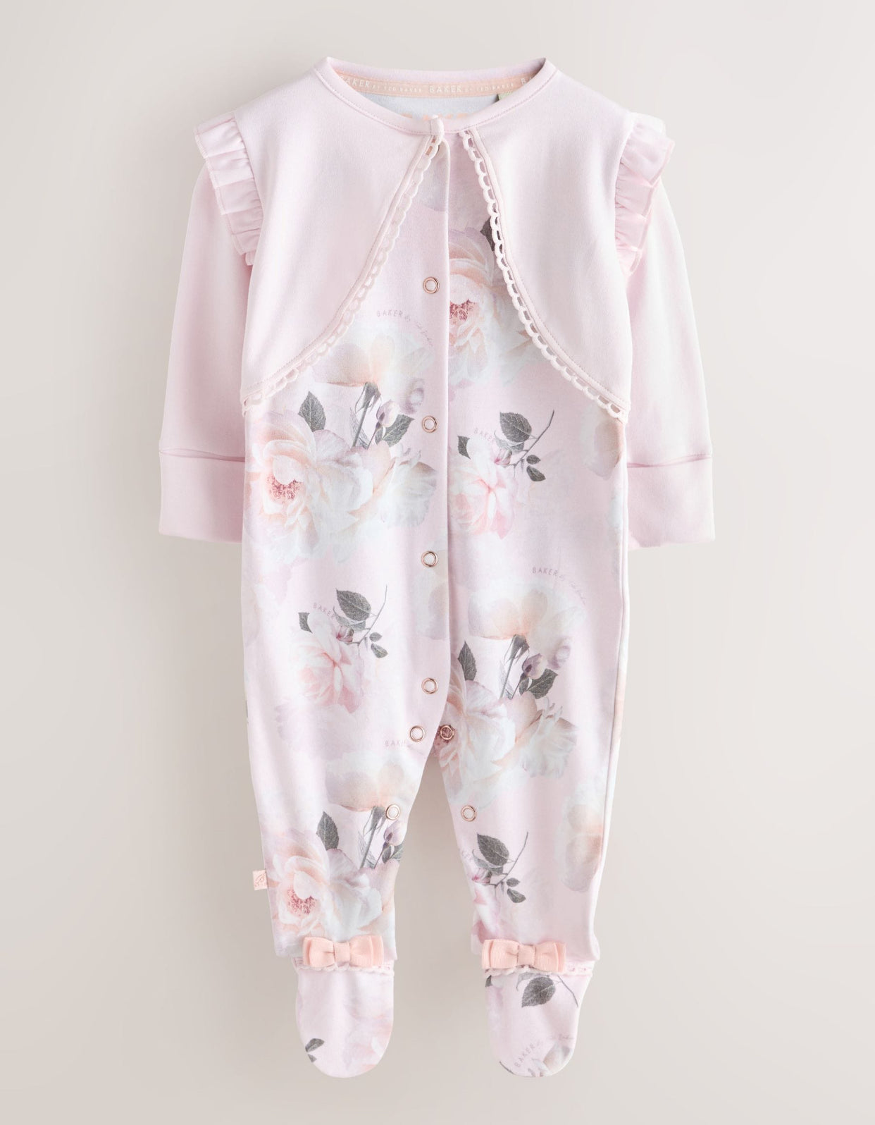 Baker by Ted Baker Pink Overlay
Floral Sleepsuit