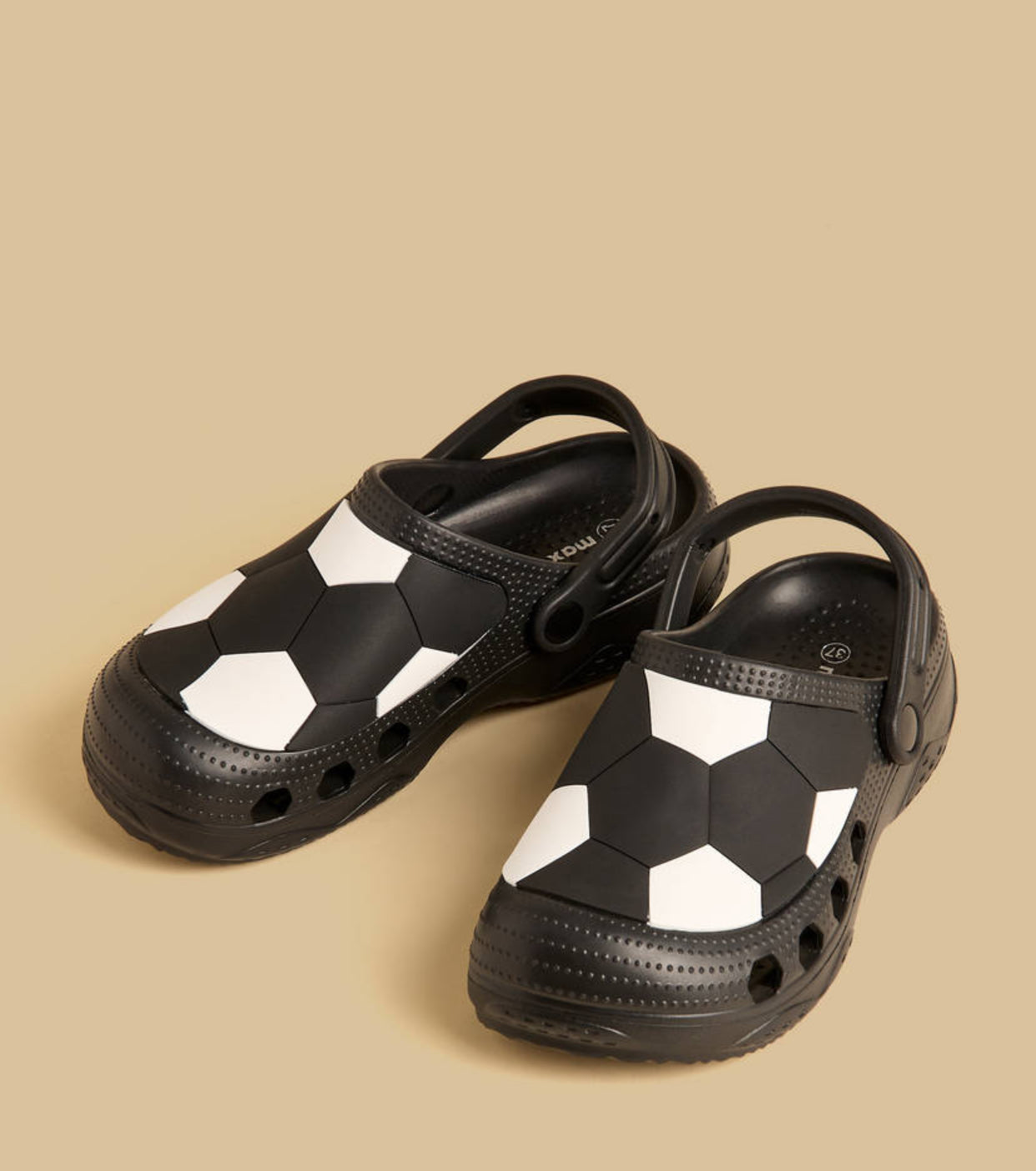 Soccer Ball Texture Clogs