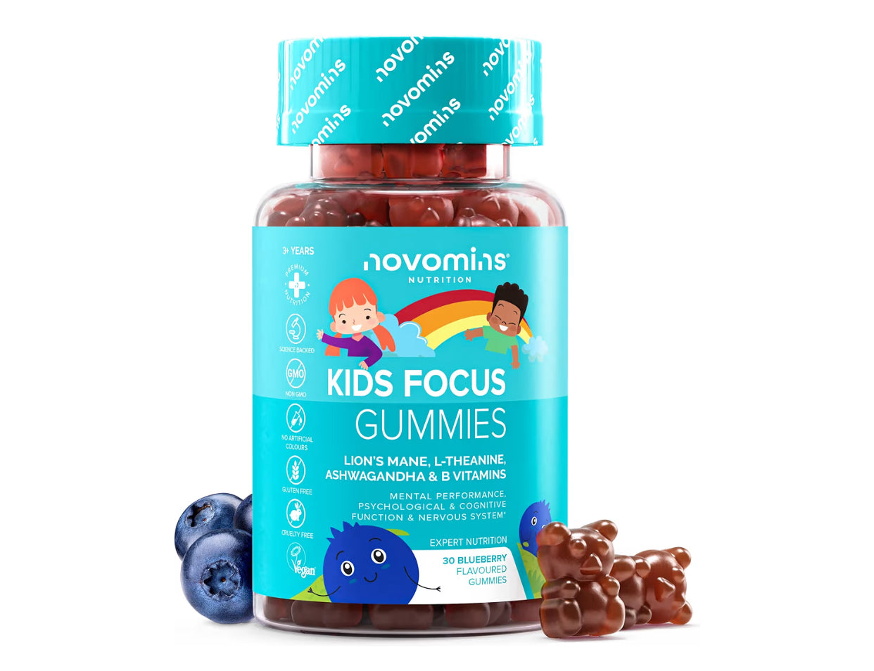 Novomins Kids Focus Gummies