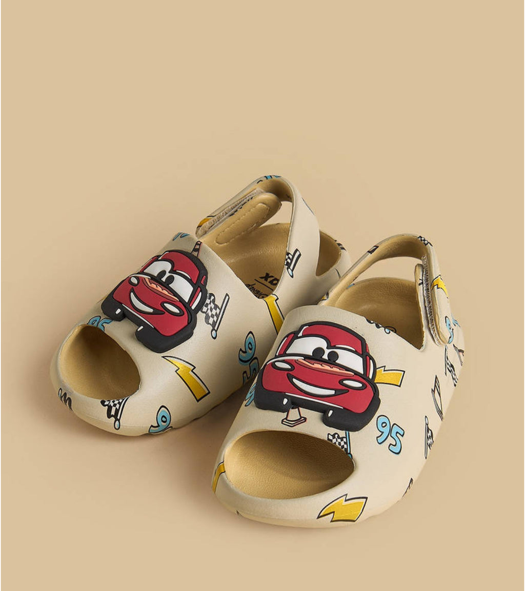 Cars Print Clogs with Backstrap
