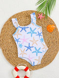 Baby Girl Starfish Swimsuit