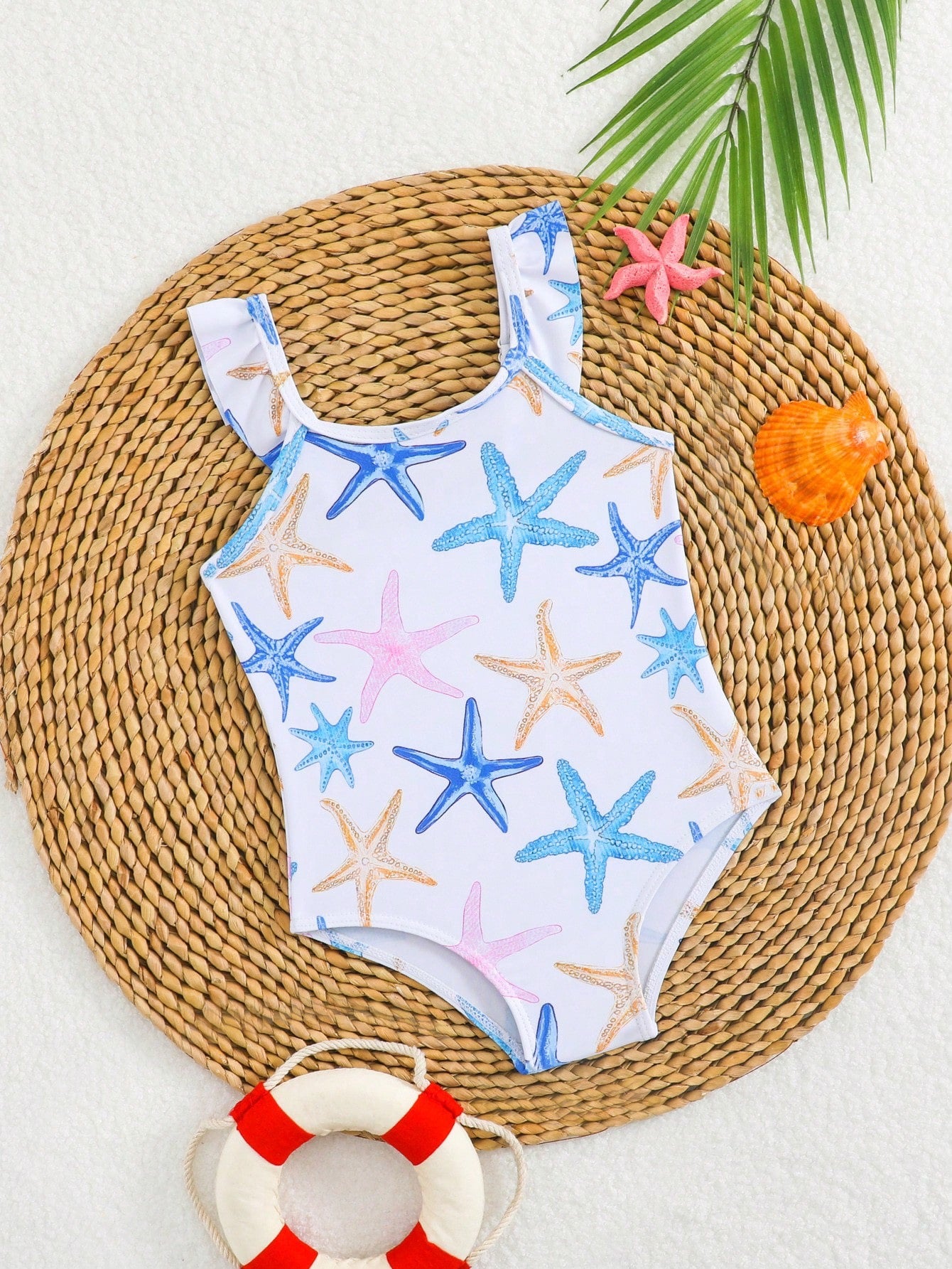 Baby Girl Starfish Swimsuit