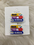 2pcs school hair clips