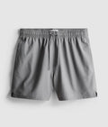 A pair of textured swimming shorts with a drawstring waistline