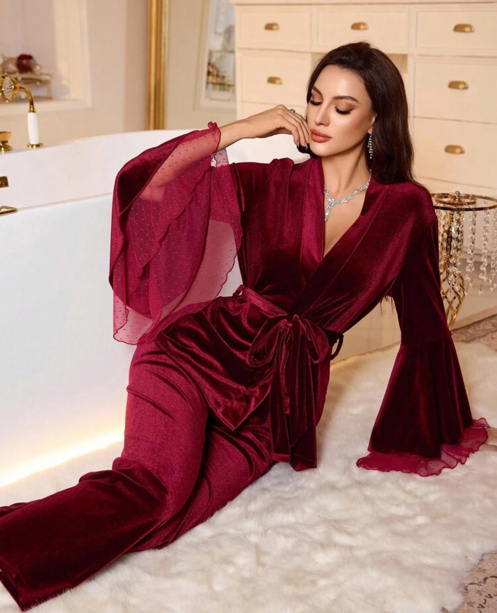 Woman Velvet Pyjama