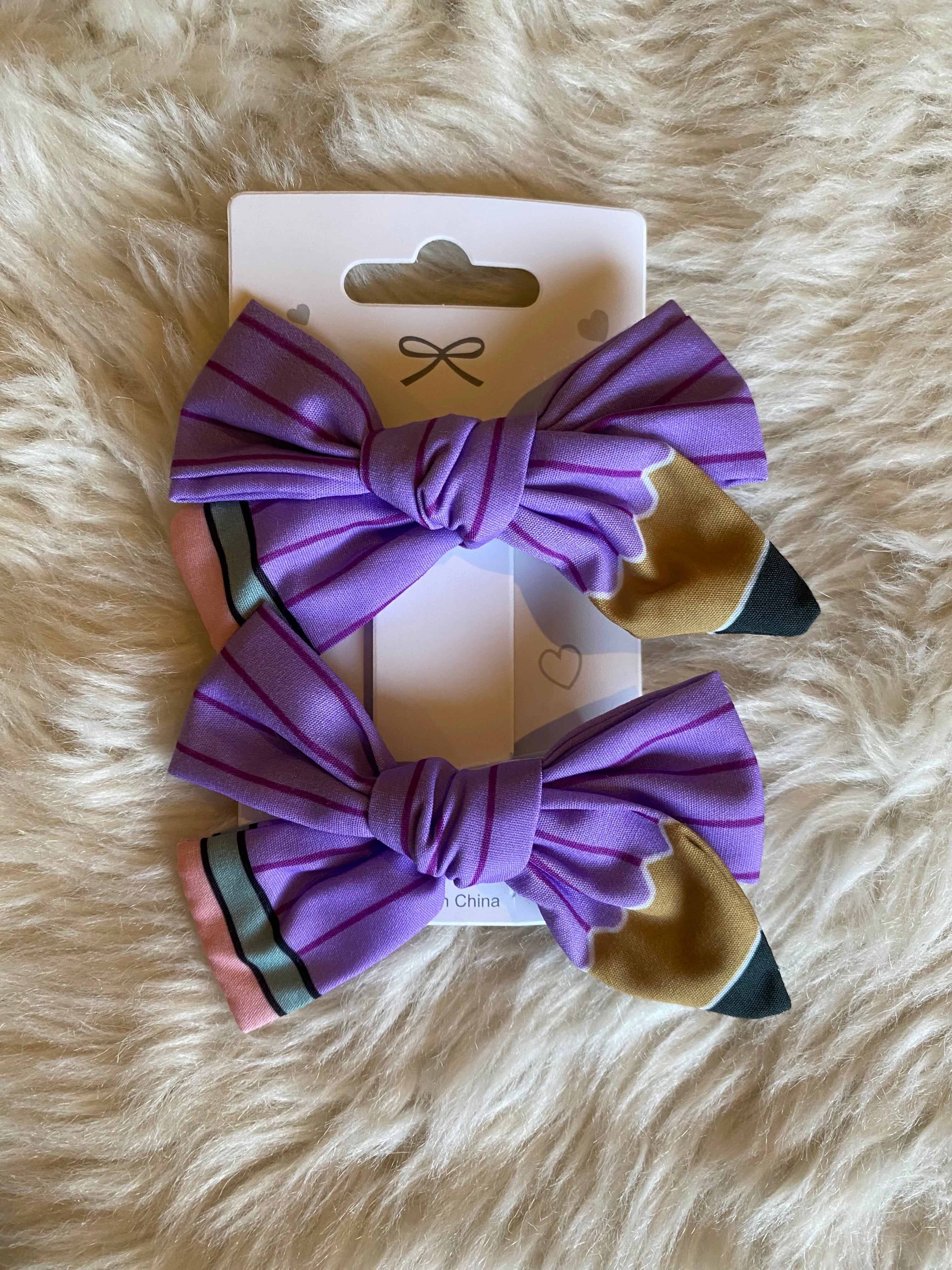 2pcs school hair clips