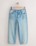 Blue Tint Baggy Tapered Authentic Jeans