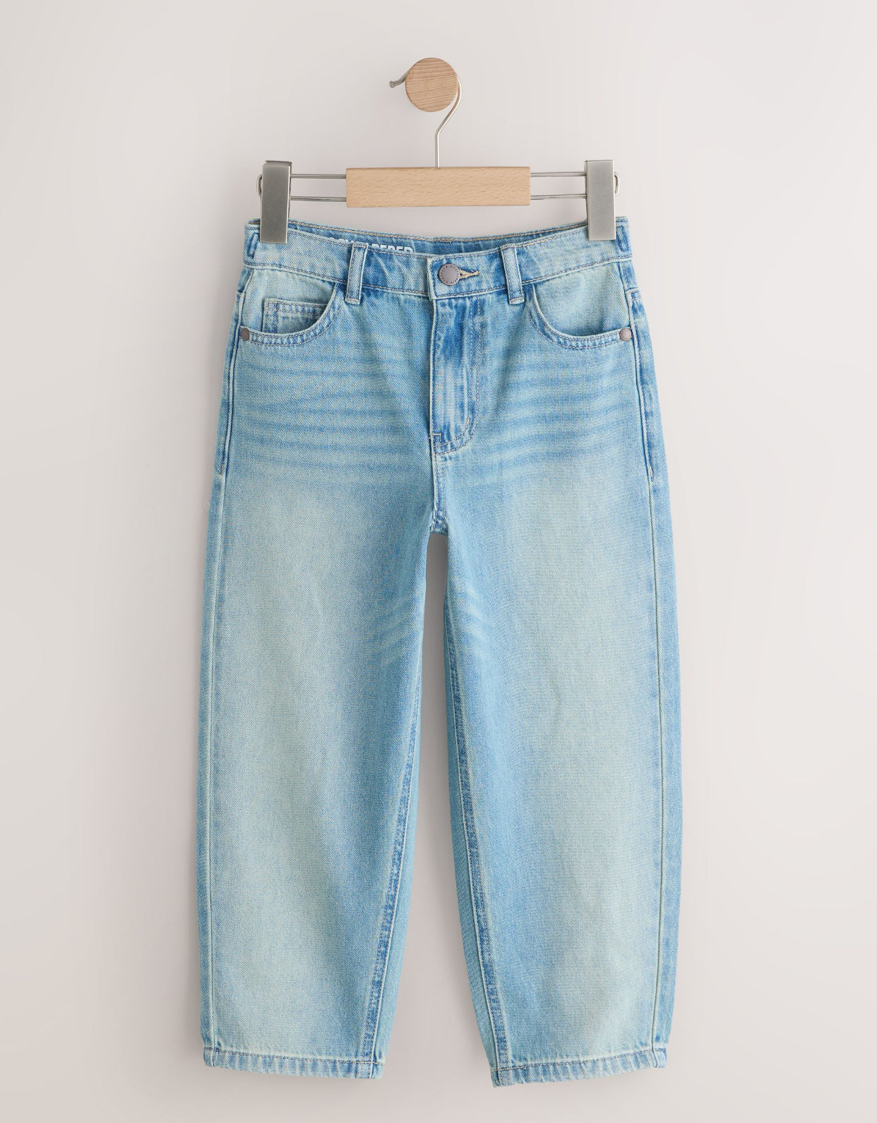 Blue Tint Baggy Tapered Authentic Jeans