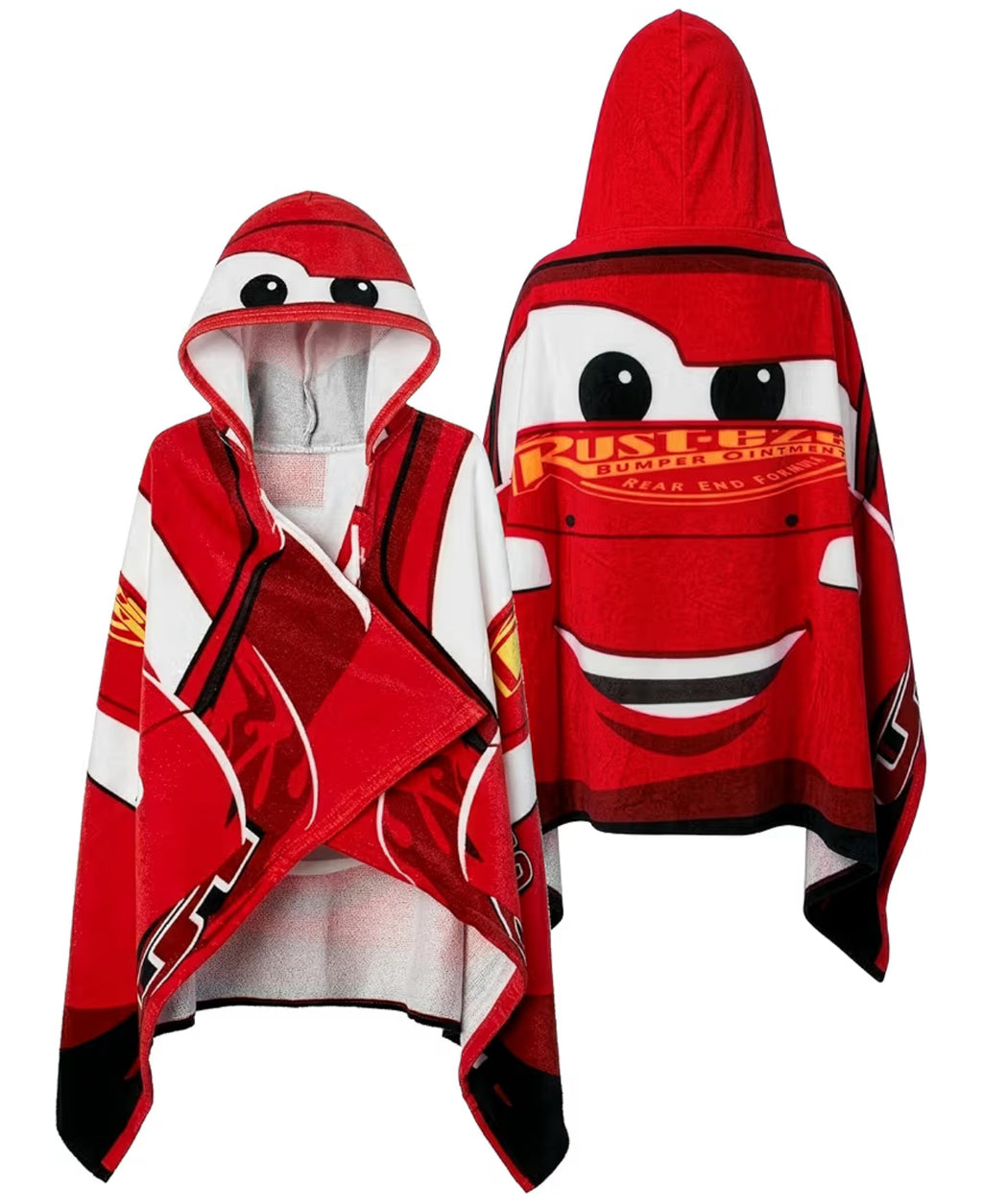 Lightening Mcqueen Hooded Towels for Boys