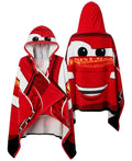 Lightening Mcqueen Hooded Towels for Boys