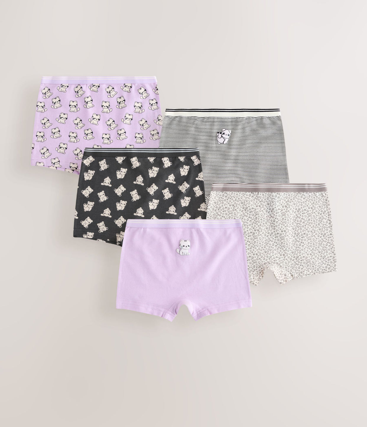 Panda Short Briefs 5 Pack
