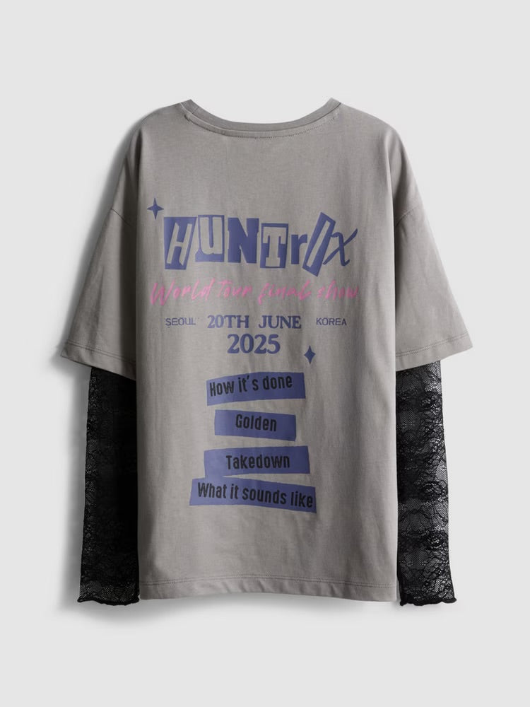 KPop Demon Hunters Lace Long Sleeve T-Shirt