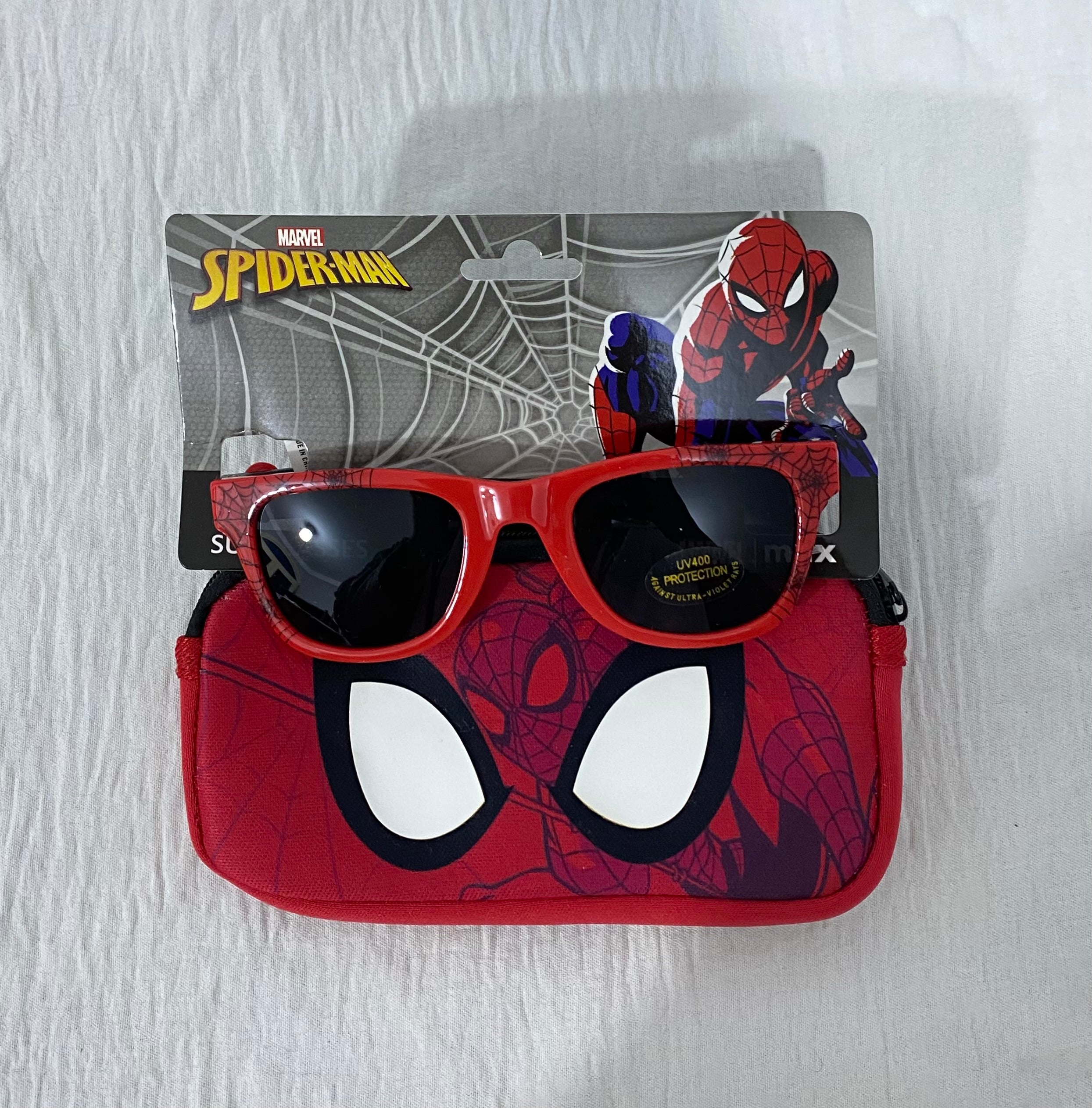 Spiderman sunglasses (immediate)