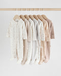 Neutral 7 Pack Two Way Zip Baby
Sleepsuits