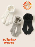 3pc Girls Fleece Lined Tights Set