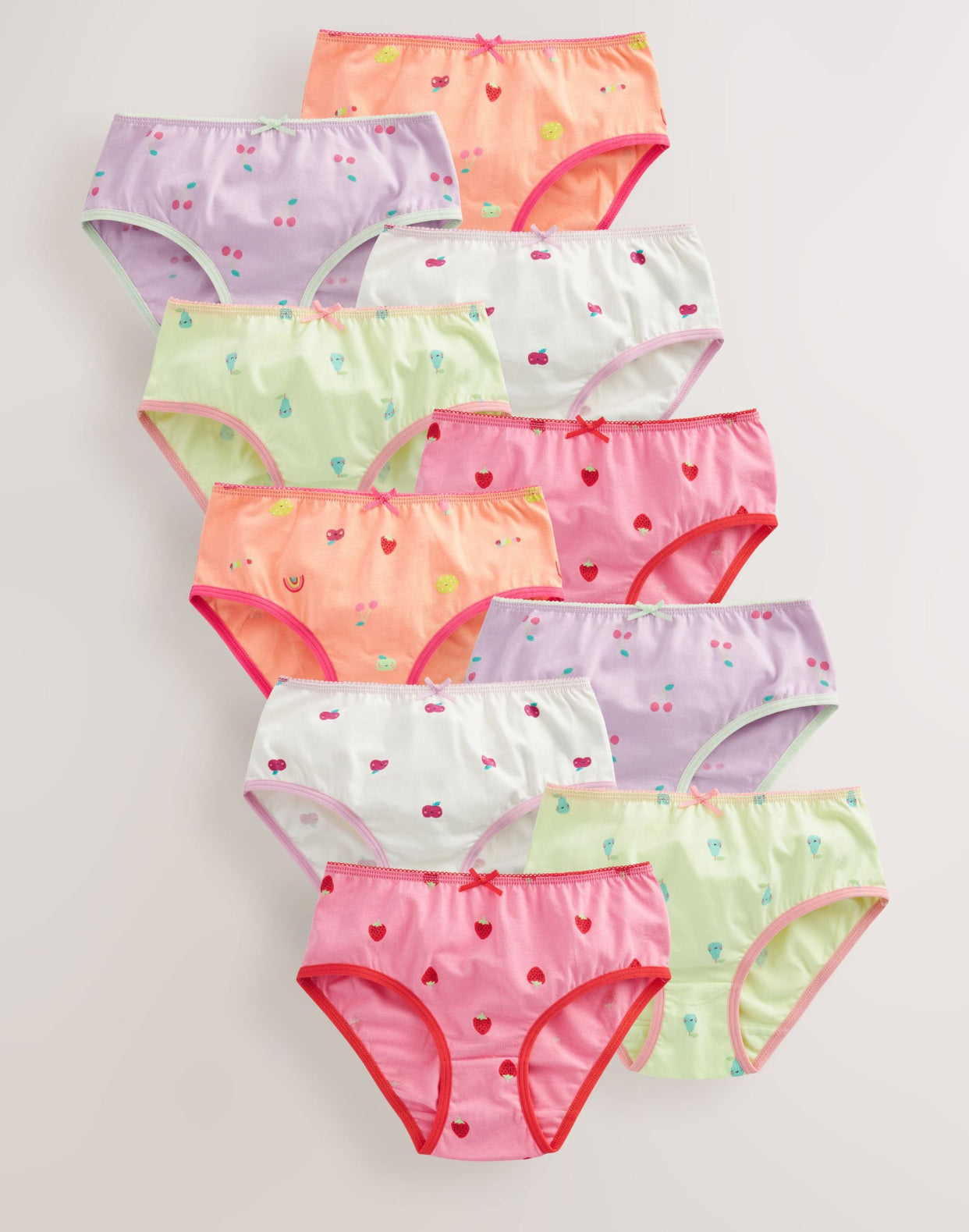 Multi Flowers Briefs 10 Pack