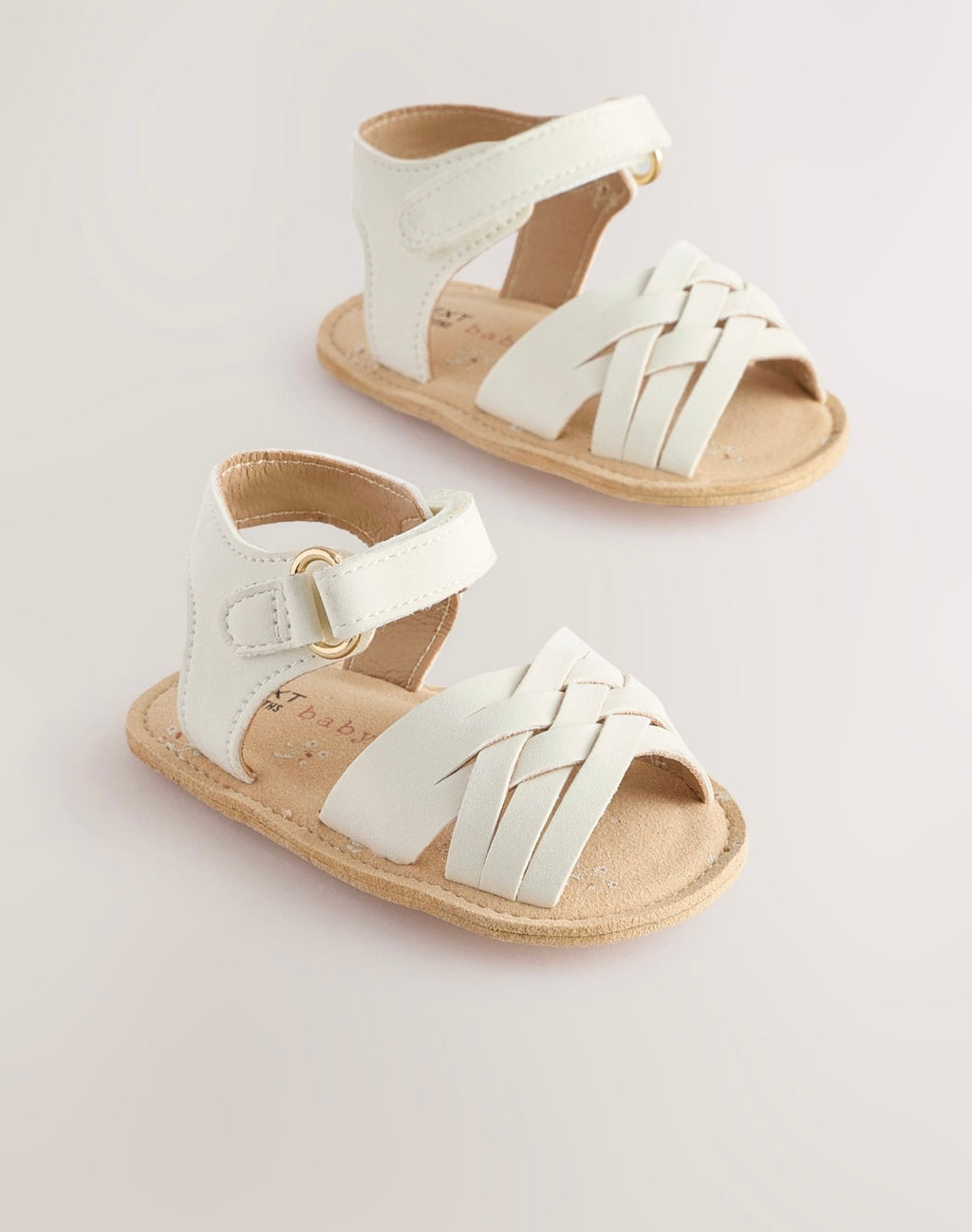 White Baby Fisherman Sandals