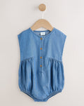 Denim Blue Bloomer Baby Romper (Omths-2yrs)