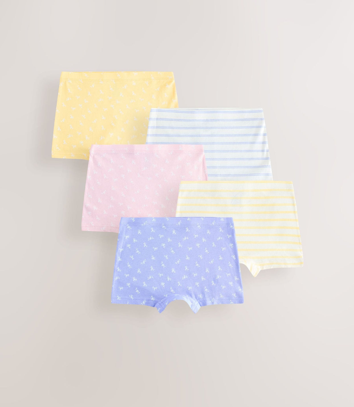 Pink/Blue Short Briefs 5 Pack