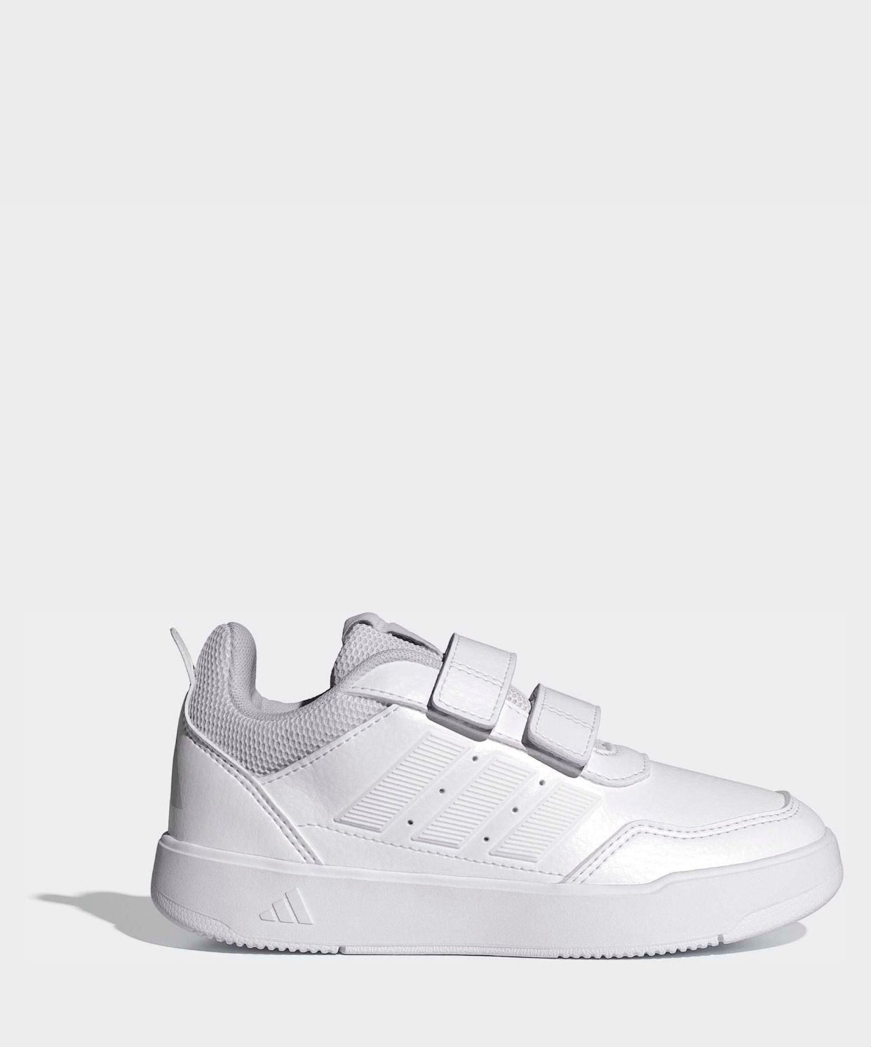 adidas White Hook and Loop Tensaur Sport 3.0 Junior Trainers