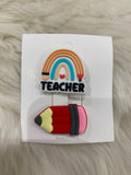 2pcs school hair clips