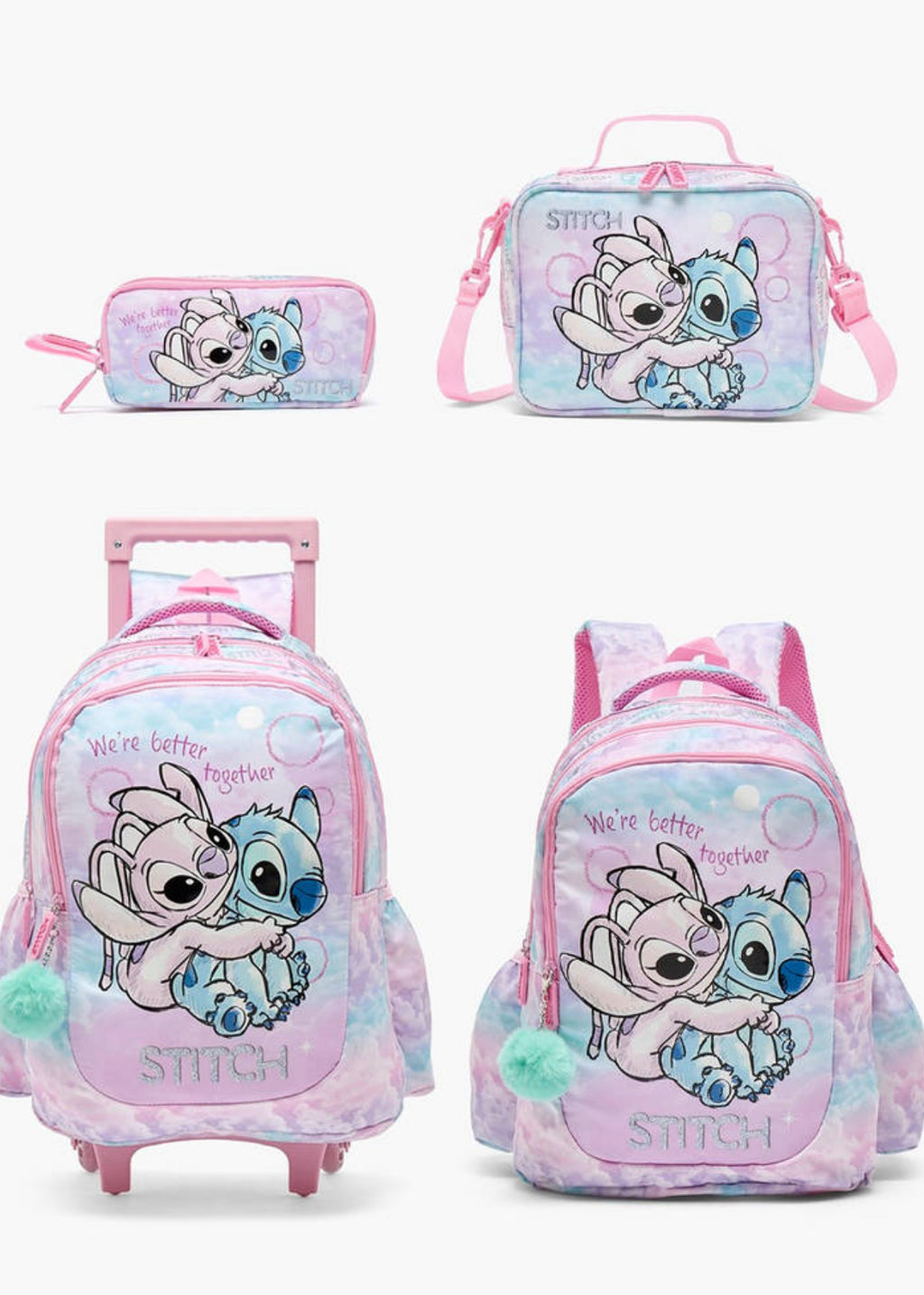 Disney Stitch Trolly Bag 16 inch