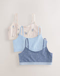 Blue Crop Tops 3 Pack