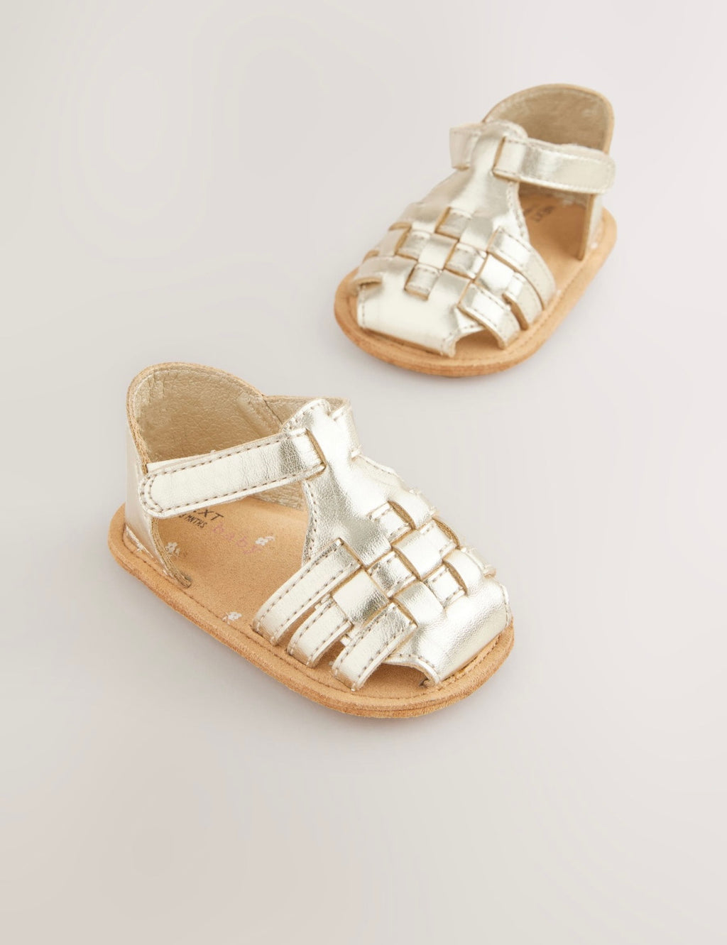 Gold Baby Fisherman Sandals