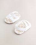 White Touch and Fasten Baby Sandals