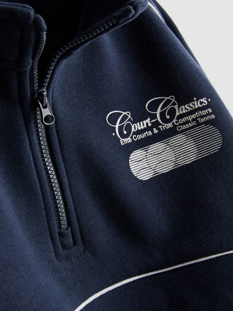 Funnel Neck Sweatshirt and Joggers Set