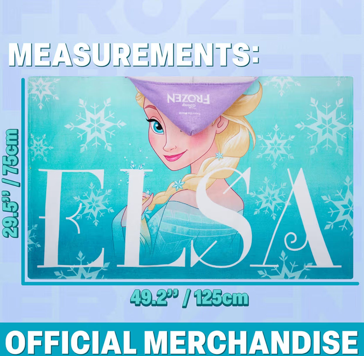 Elsa Hooded Towels for Girls