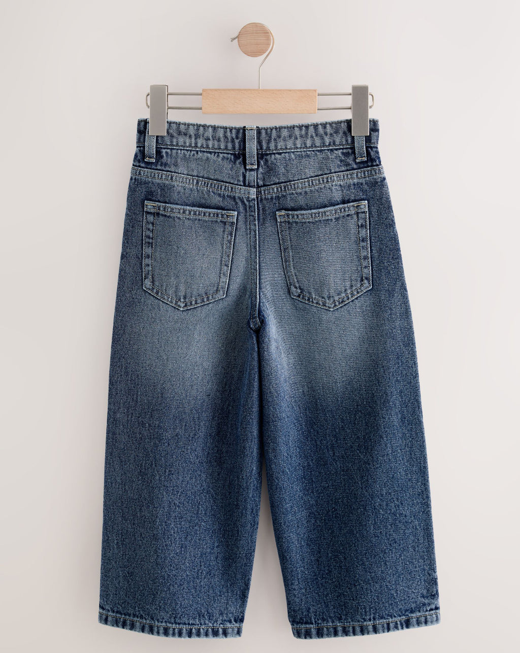 Dark Blue Denim Super-wide Fit Authentic Jeans