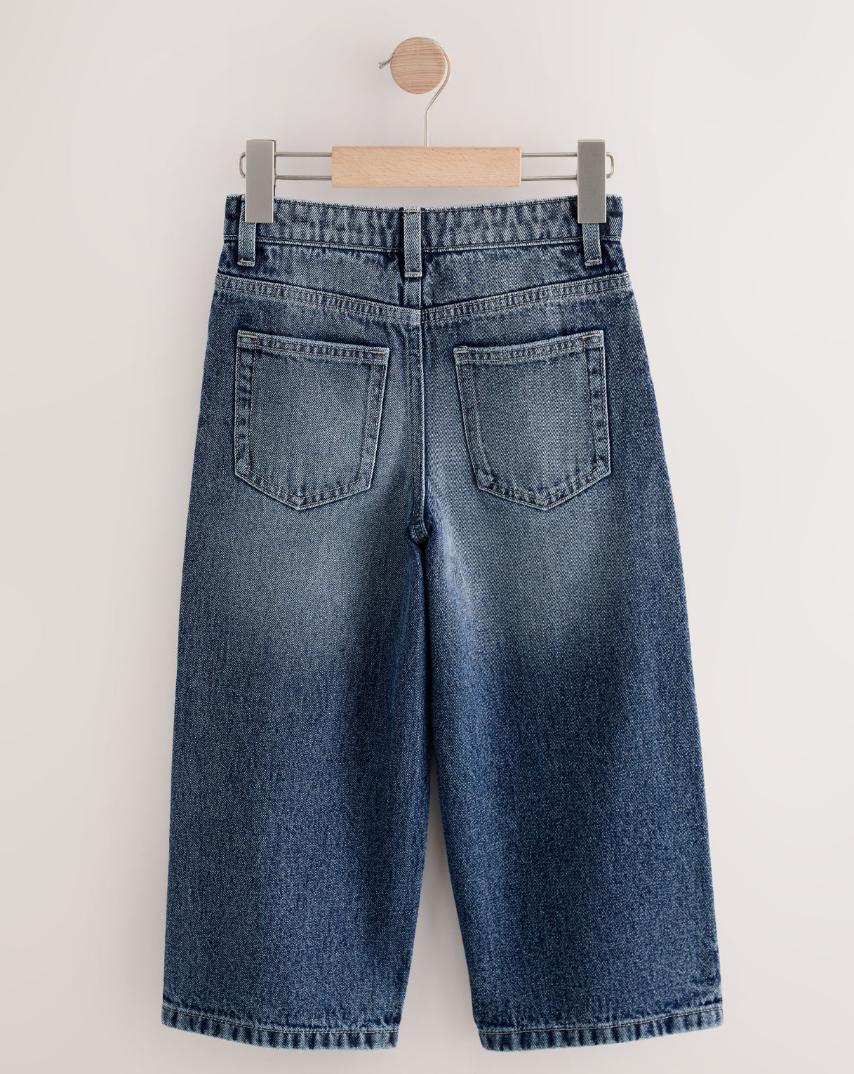Dark Blue Denim Super-wide Fit Authentic Jeans