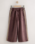 Chocolate Brown Pull On Wide Leg